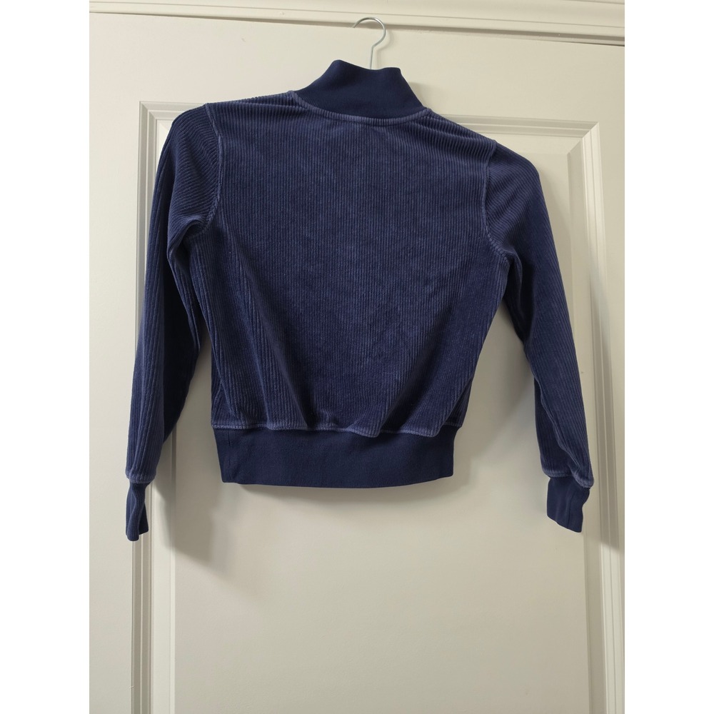 Polo Ralph Lauren Kids Navy Corduroy Quarter Zip Pullover Sweater Size M 8-10 - Picture 5 of 5